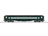 72' Heavyweight Coach 2-Pack - 3-Rail - Ready to Run -- Central Railroad of New Jersey #1307, 1318 (green, black)-2