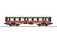 Spirit of Christmas Coach - 3-Rail - Ready to Run -- Kindness (green, red, snowy roof)
