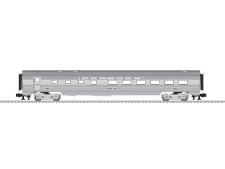 21" Streamlined Diner w/StationSounds - 3-Rail - Ready to Run -- Southern Railway #3869 (silver)
