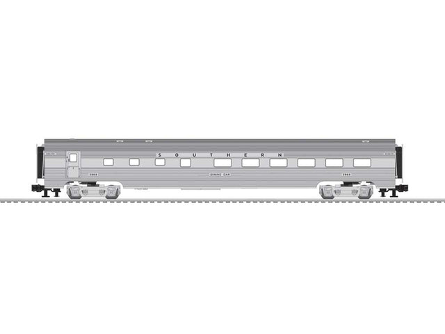 21" Streamlined Diner w/StationSounds - 3-Rail - Ready to Run -- Southern Railway #3869 (silver)