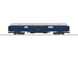 18" Heavyweight Baggage and Coach - 3-Rail - Ready to Run -- Louisville & Nashville #1425, 2133 (blue, gray)-1