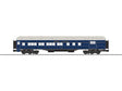 18" Heavyweight Combine and Coach - 3-Rail - Ready to Run -- Louisville & Nashville #1605, 2511 (blue, gray)-1