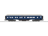 18" Heavyweight Sleeper and Observation - 3-Rail - Ready to Run -- Louisville & Nashville #354, No Number (blue, gray)-1
