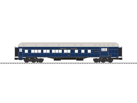 18" Heavyweight Baggage-Sleeper -w/Geiger Counter Sound 3-Rail - Ready to R -- Louisville & Nashville/Atomic Engergy Commision #1650 (Glow in the Dark)-1