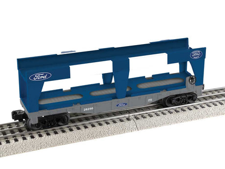 Auto Loader - 3-Rail - Ready to Run -- Ford #500085 (blue, gray)