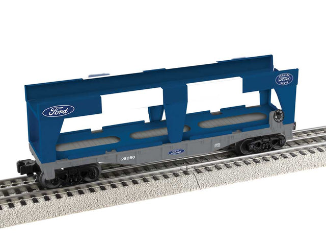 Auto Loader - 3-Rail - Ready to Run -- Ford #500085 (blue, gray)