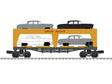 Auto Loader with Load - 3-Rail - Ready to Run -- Union Pacific #5800 (yellow, gray)