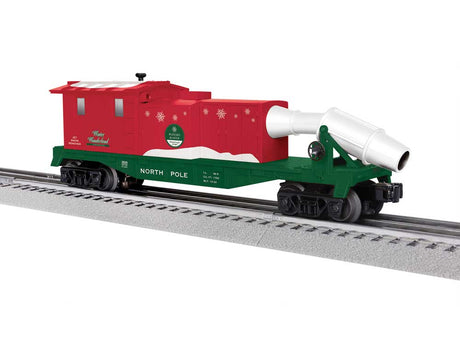 Jet Snow Blower - 3-Rail - Ready to Run -- North Pole Blizzard Buster  (red, green, white)