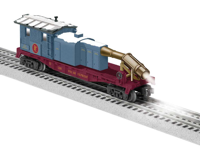 Jet Snow Blower - 3-Rail - Ready to Run -- The Polar Express(TM)  #1200 (blue, maroon)