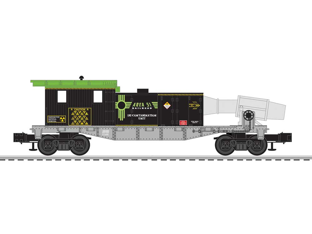 Jet Snow Blower - 3-Rail - Ready to Run -- Area 51 (black, gray, green)