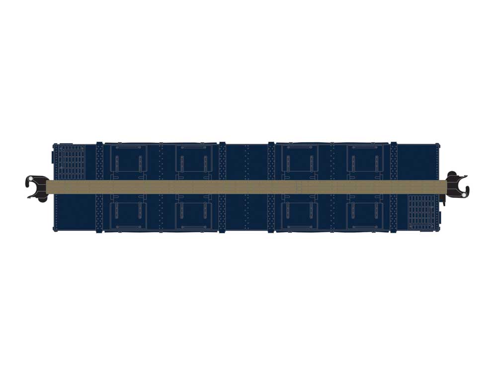 Mint Car - 3-Rail - Ready to Run -- America 250 Founding Fathers - Alexander Hamilton #28480 (blue, gold)-2