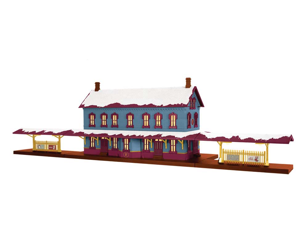 Passenger Station with Dual Platforms - Lighted -- Kit - The Polar Express(TM)-1