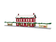 Passenger Station with Dual Platforms - Lighted -- Kit - North Pole w/Snow on Roof