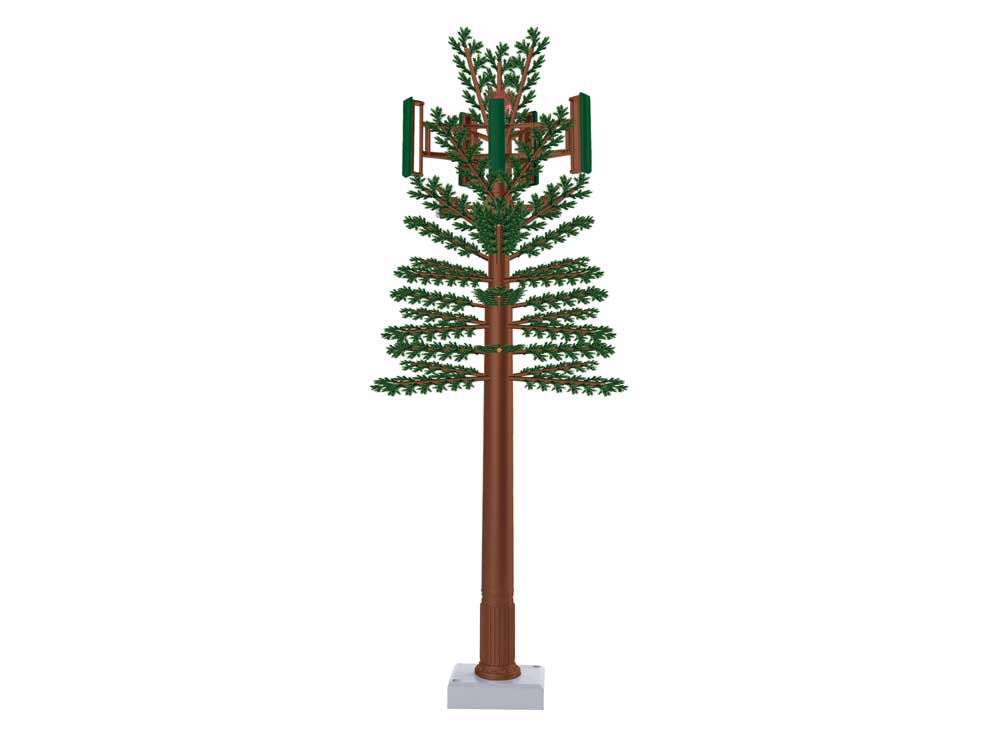 Pine Tree Cell Tower with Light -- Kit