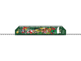 Girder Bridge - FasTrack(R) - Kit -- Christmas Graffiti w/10"  25.4cm FasTrack(R) Section-2
