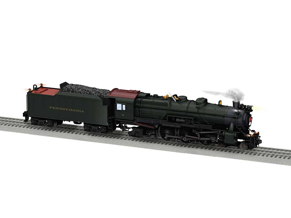 Class K-4 4-6-2 Pacific - 3-Rail w/Legacy Sound, Control & Smoke -- Pennsylvania Railroad #8 (black, graphite, Tuscan)