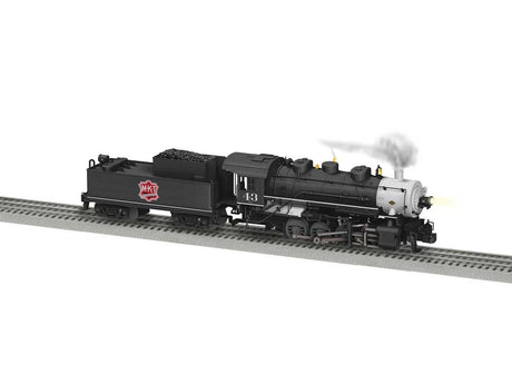 USRA 0-8-0 - 3-Rail - Legacy Sound & Control -- Missouri-Kansas-Texas #43 (black, graphite, red)