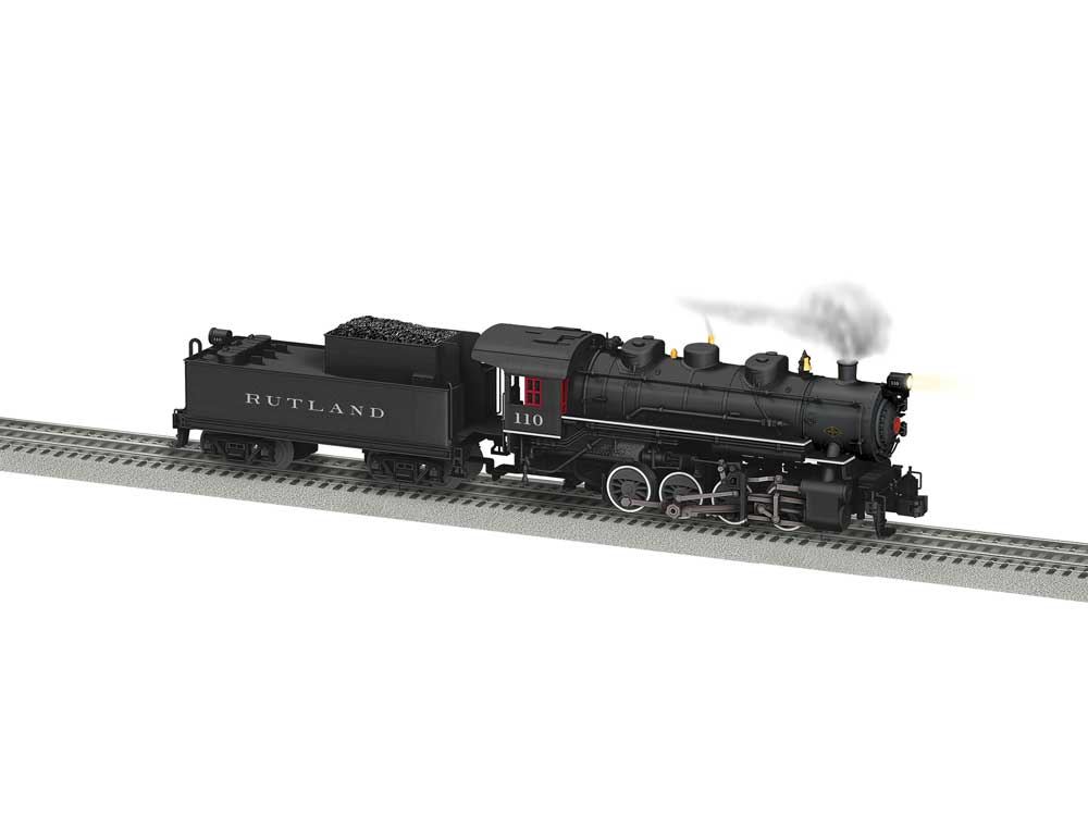 USRA 0-8-0 - 3-Rail - Legacy Sound & Control -- Rutland #110 (black)