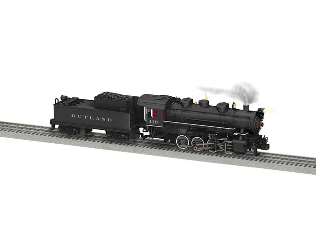 USRA 0-8-0 - 3-Rail - Legacy Sound & Control -- Rutland #110 (black)