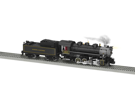 USRA 0-8-0 - 3-Rail - Legacy Sound & Control -- Alquippa & Southern #210 (black, graphite, yellow)