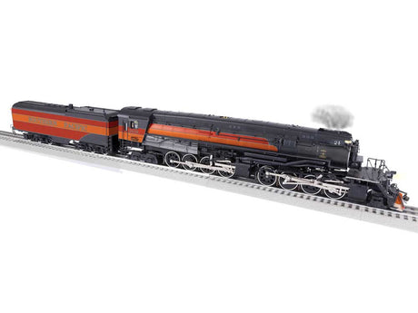 Class AC-9 2-8-8-4 - 3-Rail w/Legacy Sound, Control & Smoke -- Southern Pacific #3809 (Fantasy Daylight, black, orange, red)