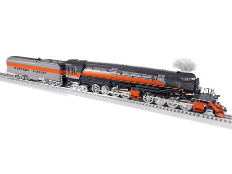 Class AC-9 2-8-8-4 - 3-Rail w/Legacy Sound, Control & Smoke -- Western Pacific #271 (Fantasy, silver, black, orange)