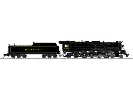 Class T1 4-8-4 3-Rail w/Legacy Sound, Control & Smoke -- Reading #2120 (black, yellow)