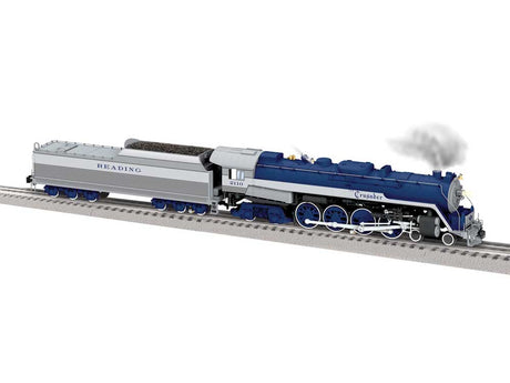 Class T1 4-8-4 3-Rail w/Legacy Sound, Control & Smoke -- Reading #2110 (Fantasy Crusader Scheme, silver, blue)