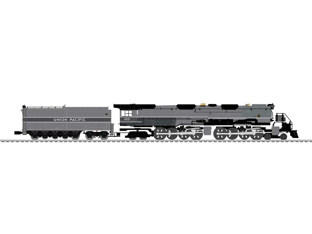 4-8-8-4 Big Boy - 3-Rail - LionChief Plus 2.0 LionMaster Sound and Control -- Union Pacific #4001 (Fantasy 2-Tone Gray)