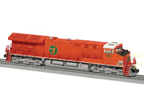 GE ET44AC - 3-Rail - Legacy(R) Sound and Control -- Canadian National #3023 (EJ&E Heritage, orange, green, silver)