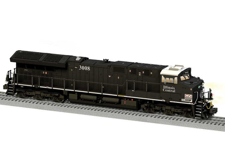 GE ET44AC - 3-Rail - Legacy(R) Sound and Control -- Canadian National #3008 (Illinois Central Heritage, black)