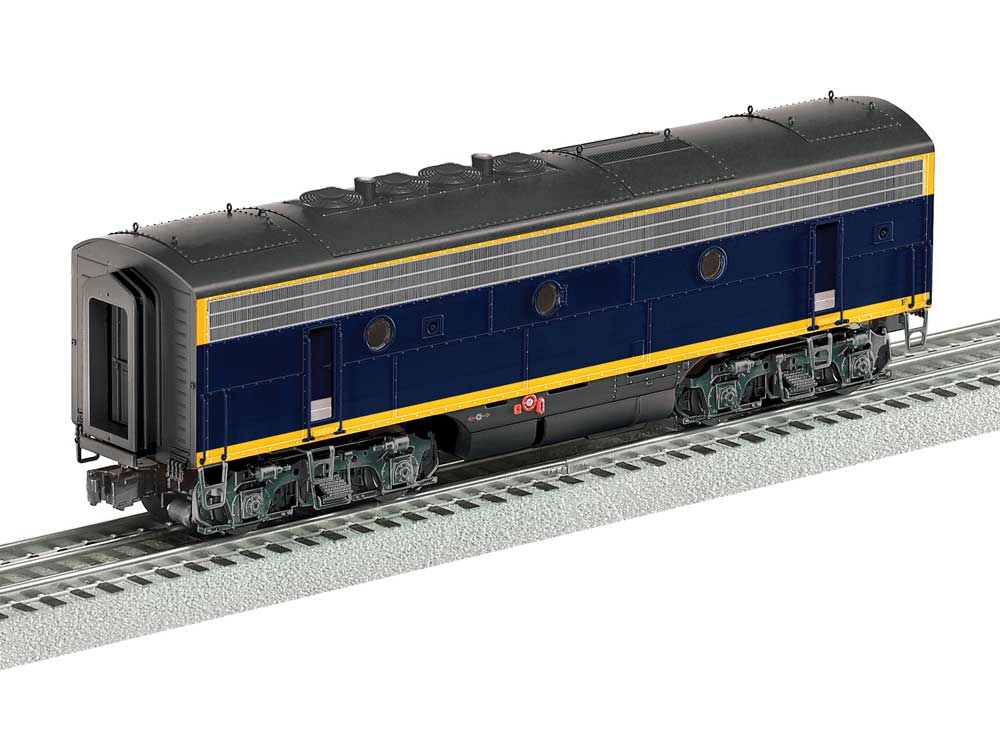 EMD F3B - 3-Rail - Legacy Sound & Control -- Santa Fe #201A (blue, yellow)