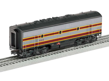 EMD F3B - 3-Rail - Legacy Sound & Control -- Delaware, Lackawanna & Western #621B (gray, maroon, yellow)
