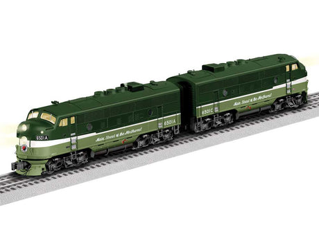 EMD F3 A-A Set - 3-Rail - Legacy Sound & Control -- Northern Pacific #6501A, 6501C (Loewy 2-Tone Green)
