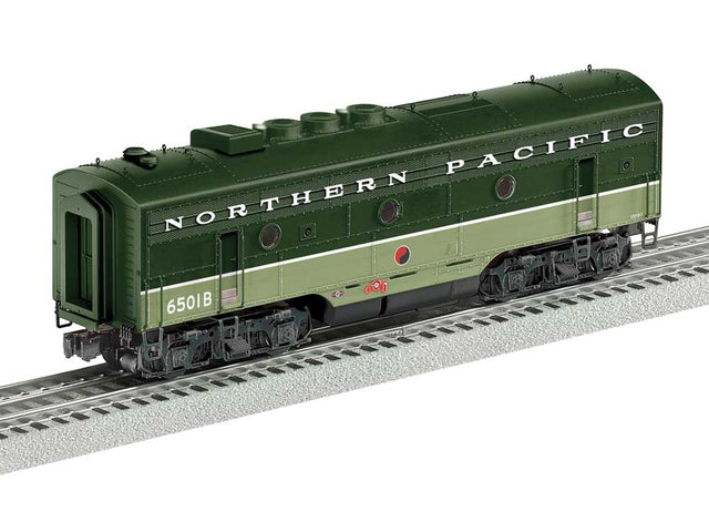EMD F3B - 3-Rail - Legacy Sound & Control -- Northern Pacific #6501B (Loewy 2-Tone Green)