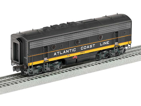 EMD F3B - 3-Rail - Legacy Sound & Control -- Atlantic Coast Line #336B (black, yellow, silver)