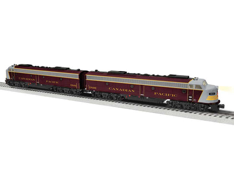 EMD E8A - E8A Set - 3-Rail - Legacy(R) Sound and Control -- Canadian Pacific #1800, 1801 (maroon, gray)