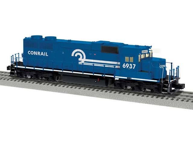 EMD SD38 - 3-Rail - Legacy Sound & Control -- Conrail #6937 (blue, white)