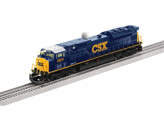 EMD SD80MAC - 3-Rail - Legacy(R) Sound and Control -- CSX #0804 (blue, yellow, white)