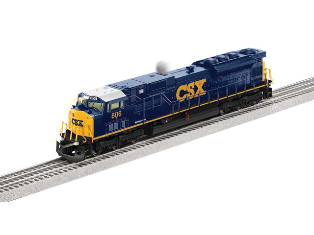 EMD SD80MAC - 3-Rail - Legacy(R) Sound and Control -- CSX #0806 (blue, yellow, white)