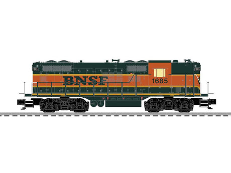 EMD GP7 - 3-Rail - LionChief Plus 2.0 Sound and Control -- BNSF Railway #1685 (green, orange)