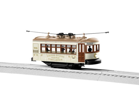 Trolley - 3-Rail - Conventional -- St.Louis & Meramec #2 (white, brown)
