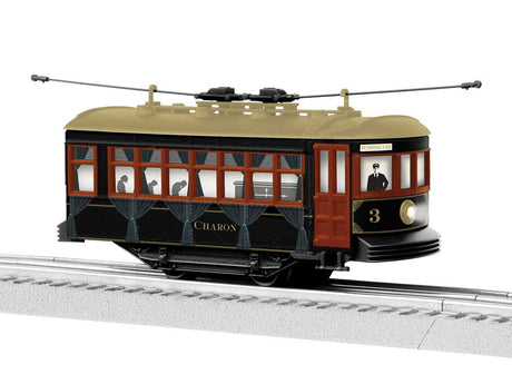 Trolley - 3-Rail - Conventional -- Funeral #3 (black, beige)