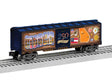 Steel Boxcar - 3-Rail - Ready to Run -- Georgia (50 States Series, brown, blue, Color Graphics)