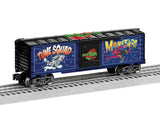 Steel Boxcar - 3-Rail - Ready to Run -- Looney Tunes Space Jam (30th Anniversary, black, Full-Color Sides)-2