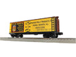 Wood Reefer - 3-Rail - Ready to Run -- Premier Malt Products PMPX #12300 (yellow, black, Boxcar Red)