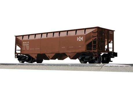 AAR 70-Ton Offset-Side 3-Bay Hopper 3-Pack - 3-Rail - Ready to Run -- Bessemer & Lake Erie #75270 (Boxcar Red)
