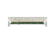 PS-2CD 4740 3-Bay Covered Hopper - 3-Rail - Ready to Run -- Reading & Northern #9994 (gray, green, yellow)