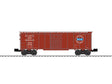 Steel Boxcar - 3-Rail - Ready to Run -- Atlantic & Danville #2116 (Boxcar Red, blue Arrow Logo)