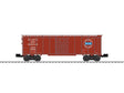 Steel Boxcar - 3-Rail - Ready to Run -- Atlantic & Danville #2126 (Boxcar Red, blue Arrow Logo)